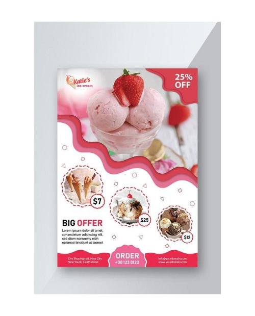 Muestra de volantes publicitarios diseñados por ColombiaImpress